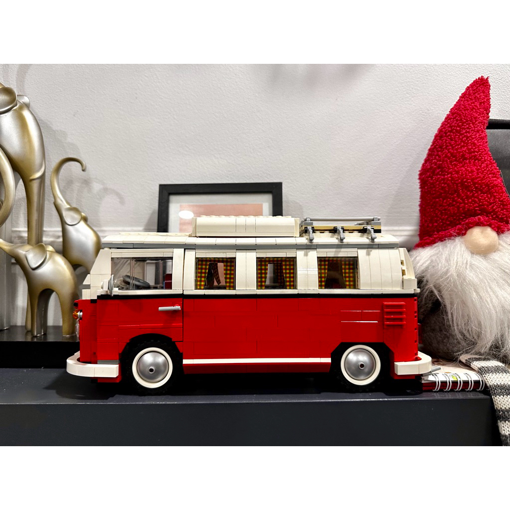 Set Mô Hình Volkswagen T1 Camper Van 10220 – Xe Cổ Điển, Chính Hãng, Trưng Bày Like New