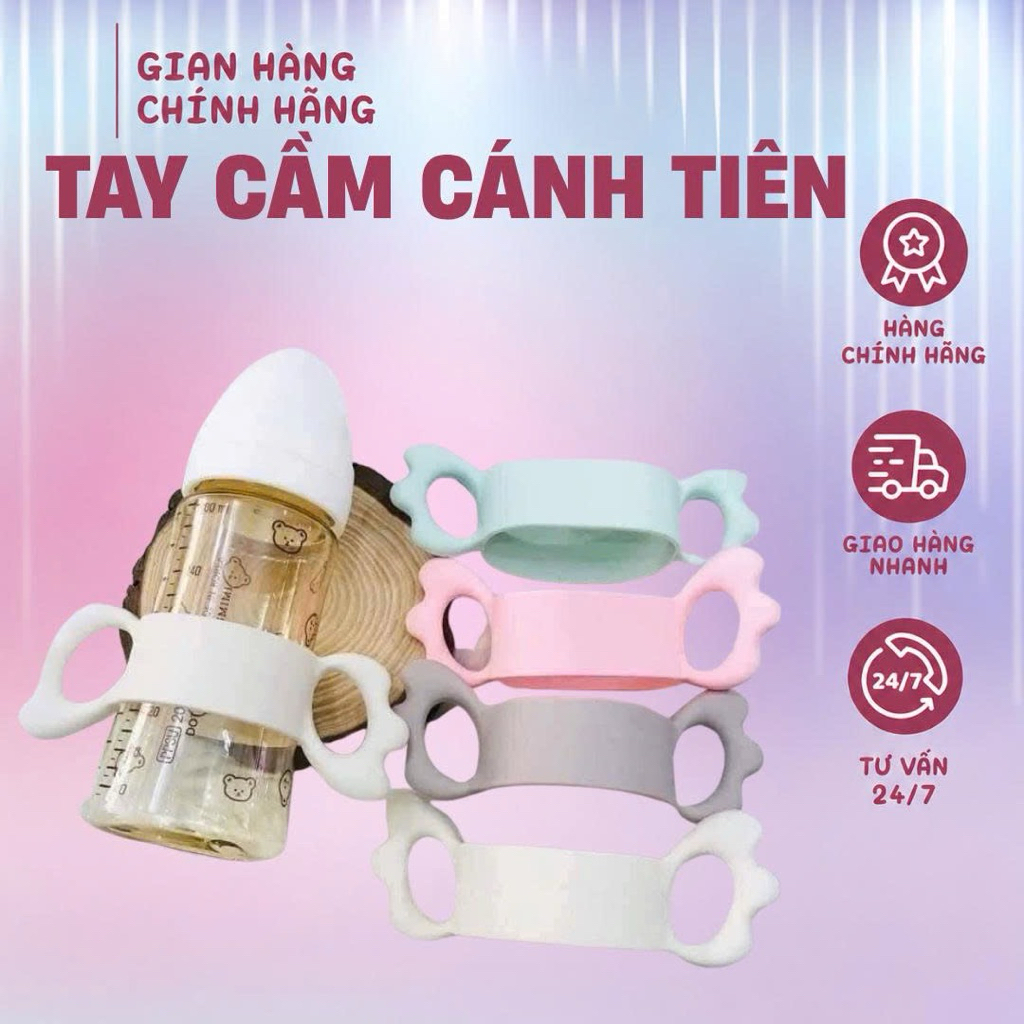 Tay cầm Cánh Tiên bình sữa moy.pegion.hegen.sami vừa tất cả size bình sữa
