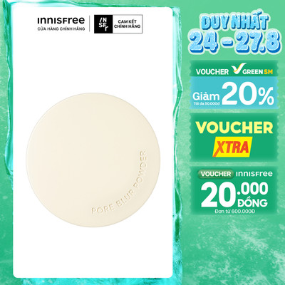 Phấn phủ che phủ lỗ chân lông dạng nén innisfree Pore Blur Pact 12.5g