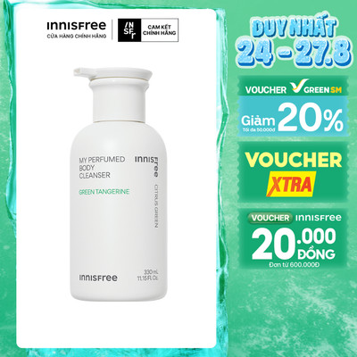 Sữa tắm hương nước hoa innisfree My Perfumed Body Cleanser 330ml
