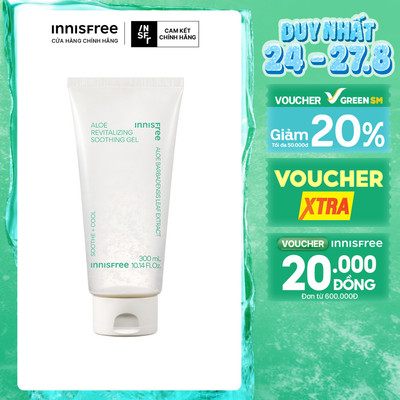 Gel làm dịu đa năng nha đam innisfree Aloe Revital Soothing Gel 300ml
