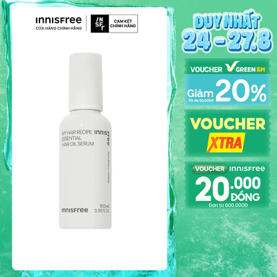 Dầu dưỡng tóc innisfree My Hair Recipe Essential Oil Serum 100 mL