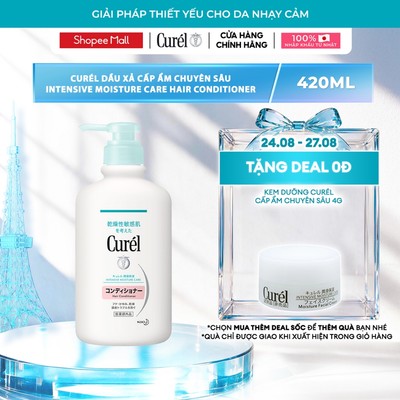 Dầu Xả Cấp Ẩm Chuyên Sâu Curel Intensive Moisture Care Hair Conditioner 420ml