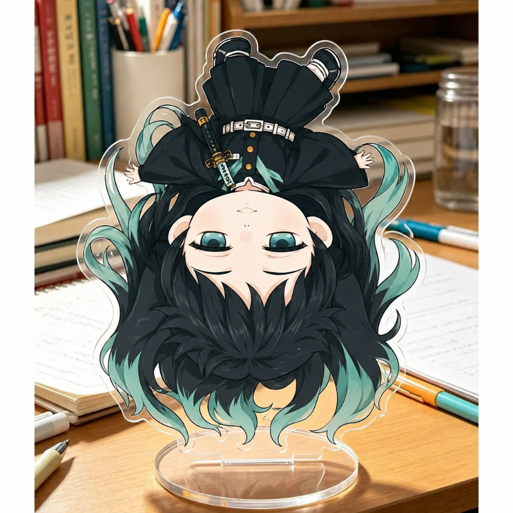8CM Mô hình standee KIMETSU NO YAIBA Muichiro trưng bày xinh xắn