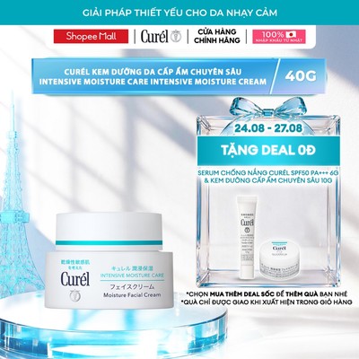 Cấp Ẩm Chuyên Sâu - Kem Dưỡng Da Curel Intensive Moisture Care Intensive Moisture Cream 40g