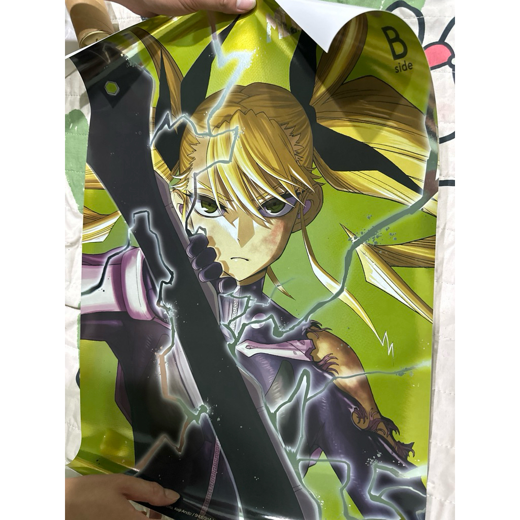 Phụ kiện manga - Poster Monster no 8 Bside k kèm ống tem, cuốn ống nc tránh df