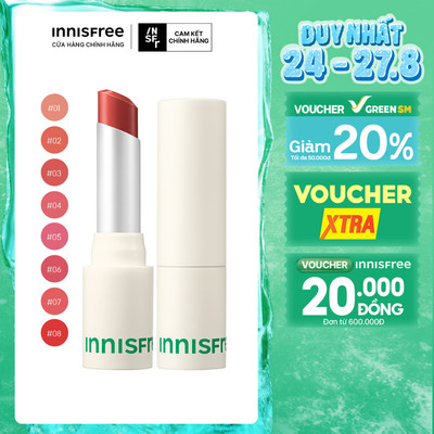 Son lì dạng thỏi siêu nhẹ môi innisfree Airy Matte Lipstick 3.5 g