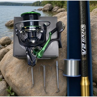 Combo Cần Câu Máy Câu 3 Tiêu Săn Hàng Số 6 Bắt Cá Đi Câu Fishing Câu Cá - Hùng Ba Tiêu