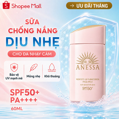 Kem chống nắng Anessa Perfect UV Sunscreen Mild Milk 60ml