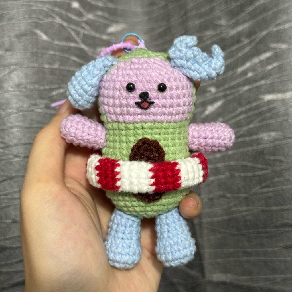 Móc khoá Avocean (JimmySea) - Móc khoá len handmade