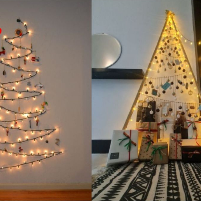 Decor  dây led , dây noel  hình cây thông noel trang trí cửa hàng , quán cafe