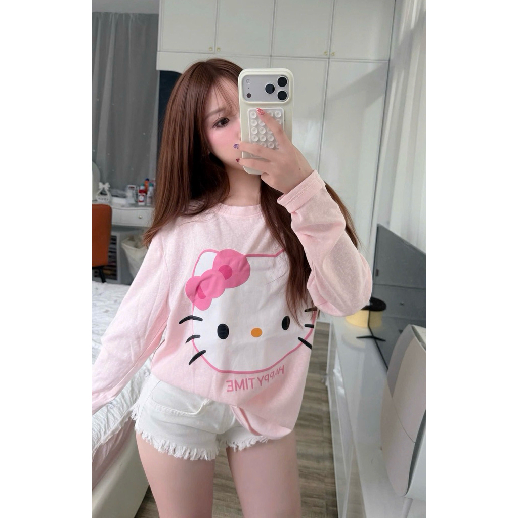 𝐀𝐛𝐨𝐮𝐭 𝐦𝐨𝐨𝐧| ÁO THUN GIẤY KITTY