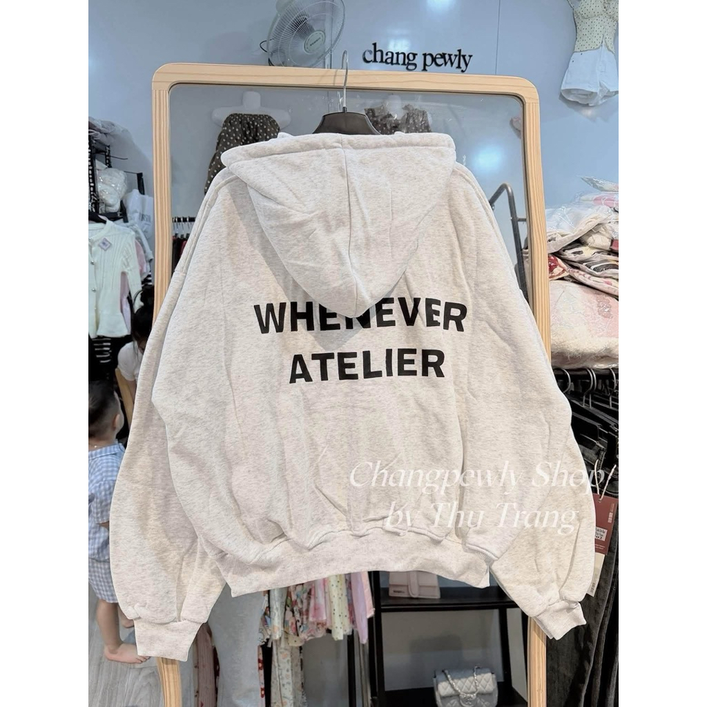 Áo khoác nỉ mũ hai lớp - Whenerver