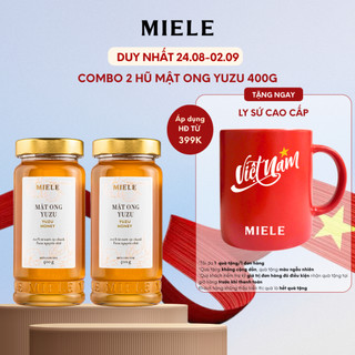 Combo 2 Hũ Mật Ong Chanh Yuzu Miele 400g