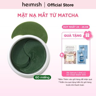 Mặt Nạ Mắt Heimish Matcha Biome Hydrogel Eye Patch (60 Miếng)