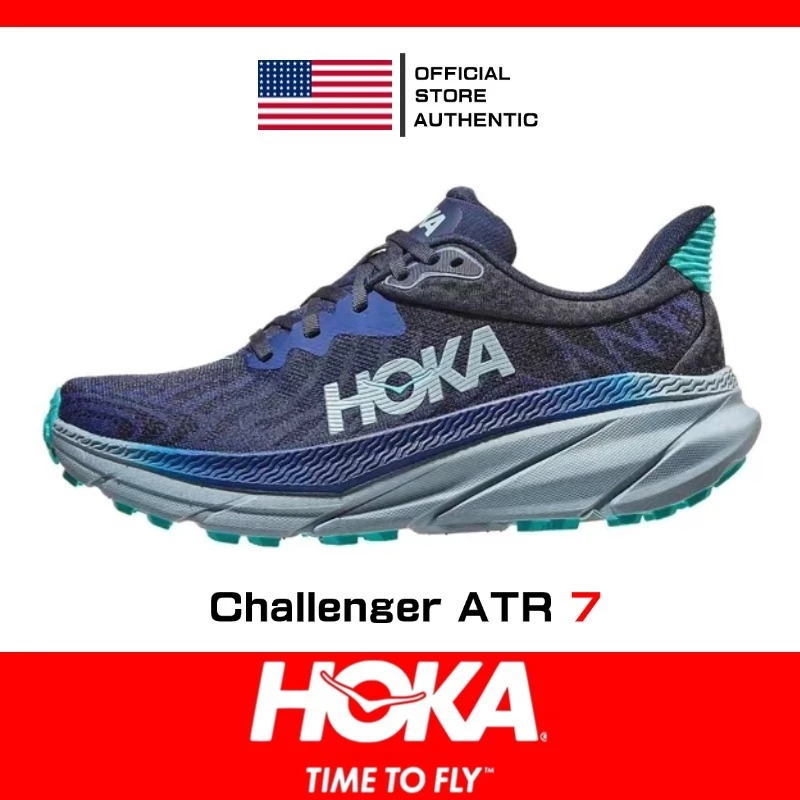 100% Genuine HOKA ONE Challenger ATR 7 Mesh Breathable Low-top Running Shoes For Women