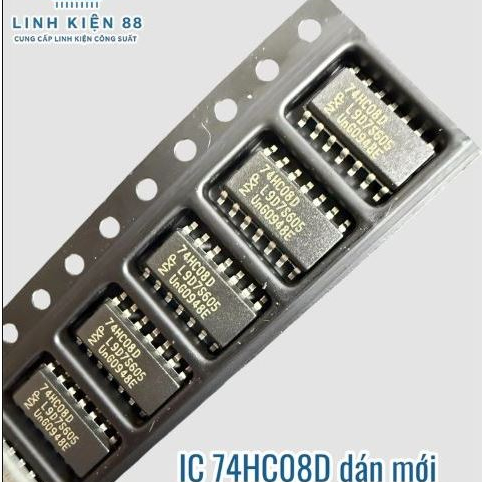 10 con74HC08D 74HC08 dán Sop-14 mới