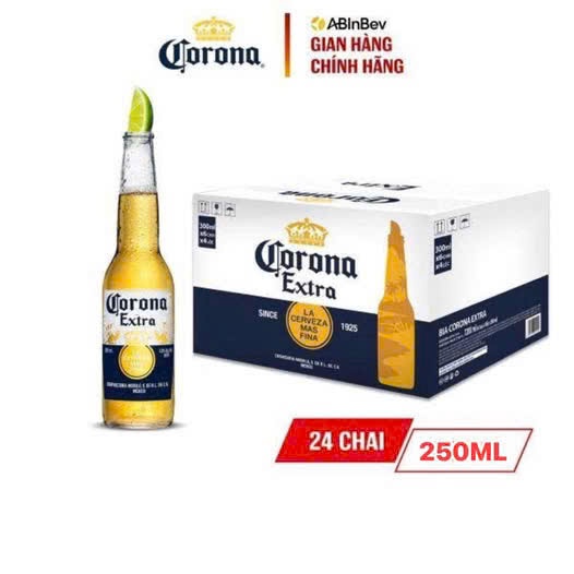 Corona Extra Bia Lager 250ml Thùng 24 Chai 4.5%