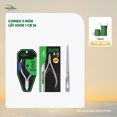Combo 3 Món Lấy Khóe 1 Kềm Nghĩa CB16