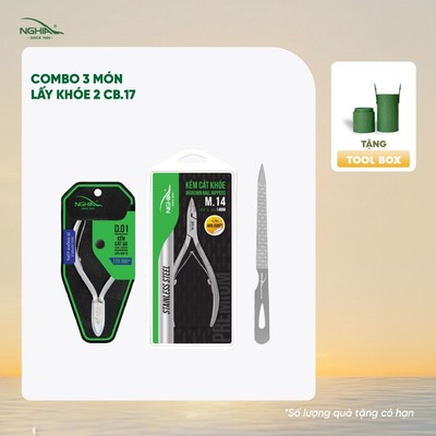 Combo 3 Món Lấy Khóe 2 Kềm Nghĩa CB17