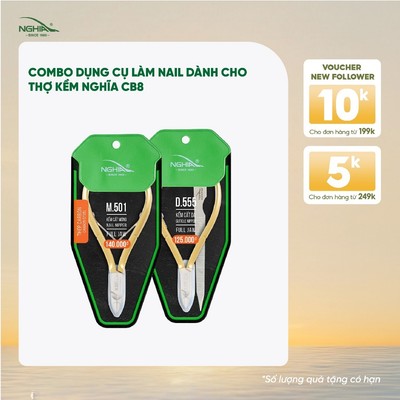 Combo Dụng Cụ Làm Nail Dành Cho Thợ Kềm Nghĩa CB08