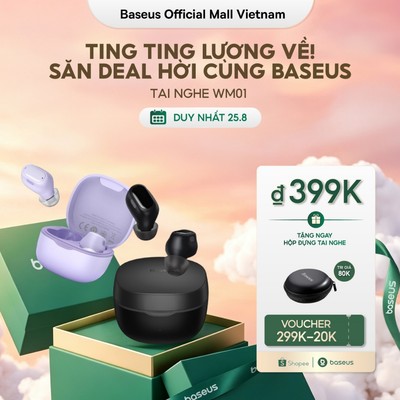 Tai Nghe Baseus WM01 Bluetooth 5.3 tai nghe Chống Ồn Có Micro điều Khiển Bằng Cảm ứng
