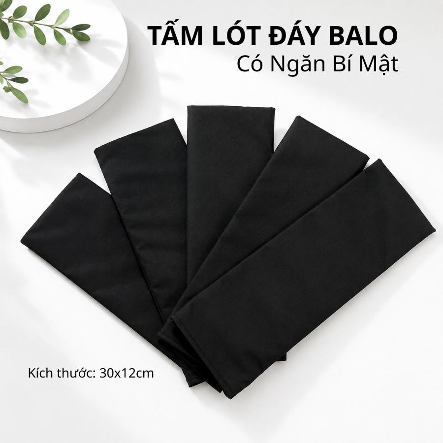 Tấm lót đáy Balo - giữ form, chống chảy xệ đáy khi đựng nhiều sách vở