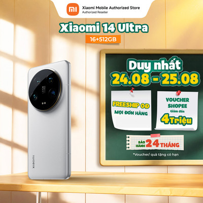 Điện thoại Xiaomi 14 Ultra (16+512GB) | Màn hình 6.73" WQHD+ AMOLED | Camera Leica | Snapdragon® 8Gen2
