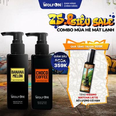 Combo Dung Dịch Vệ Sinh Nam 150ml LYD Wolf ON, Làm Sạch, Thơm, Thoáng Mát Cả Ngày
