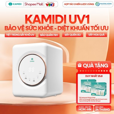 Máy Tiệt Trùng UV Kamidi UV 1 Cao Cấp Tiệt Trùng Tia UV Và Sấy Khô Bình Sữa Cho Bé