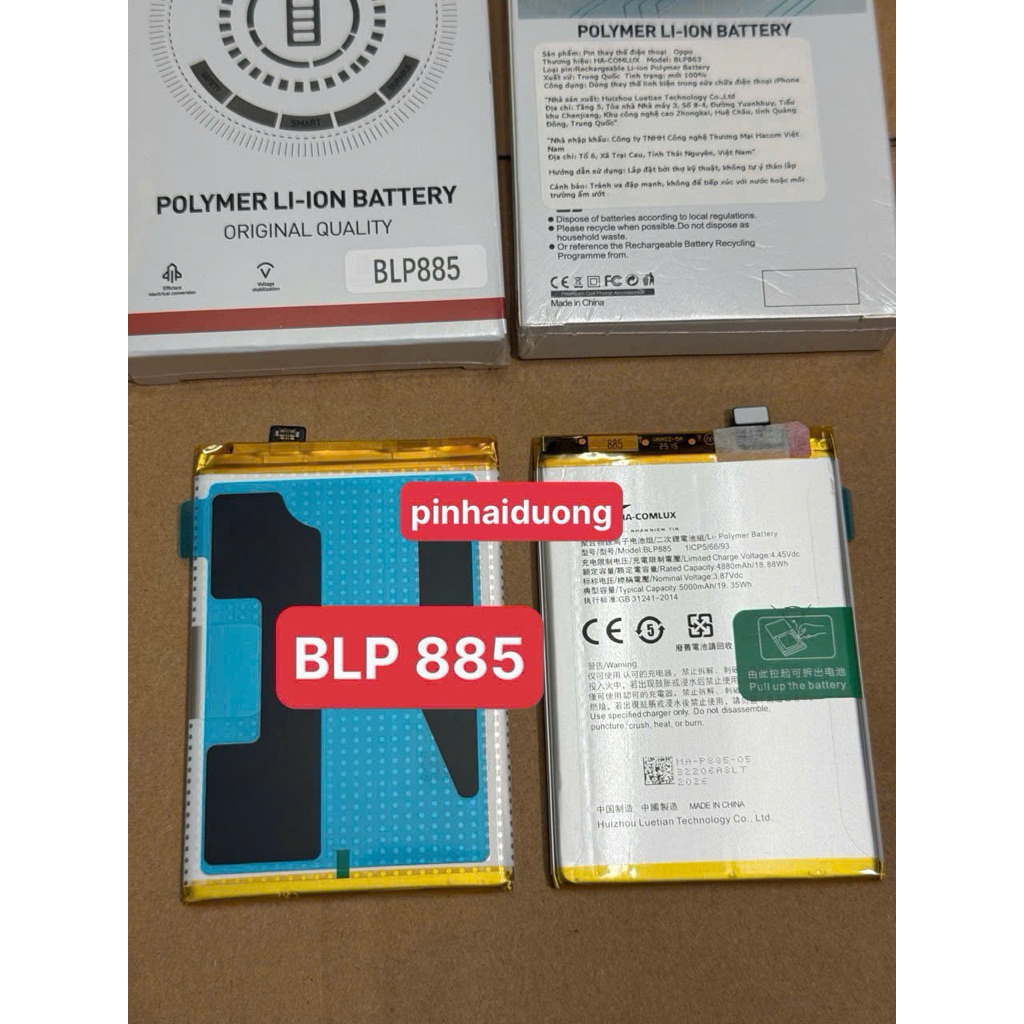 Pin Hacom BLP 885