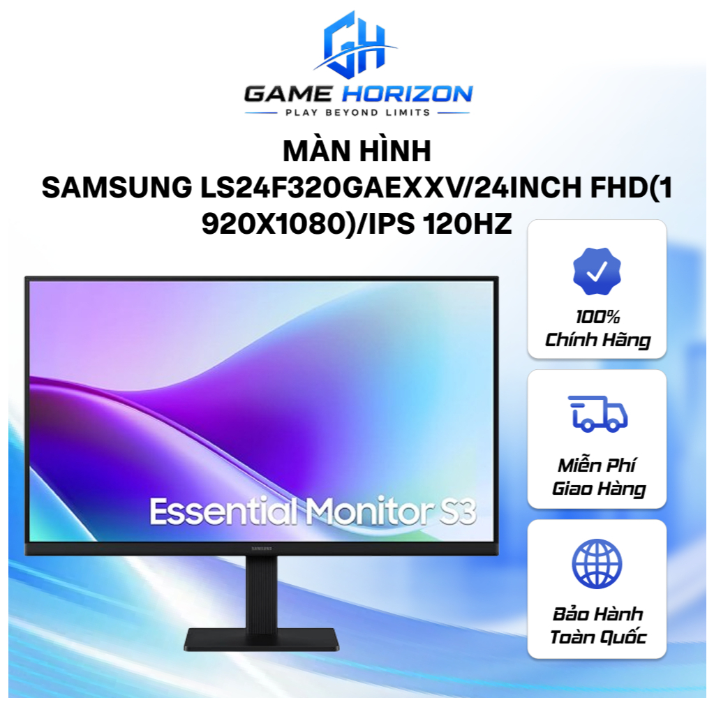 Màn hình Samsung LS24F320GAEXXV/24inch FHD(1920x1080)/IPS 120Hz