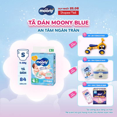 Tã dán cao cấp Moony NB/S/M/L - Nhập khẩu từ Nhật Bản