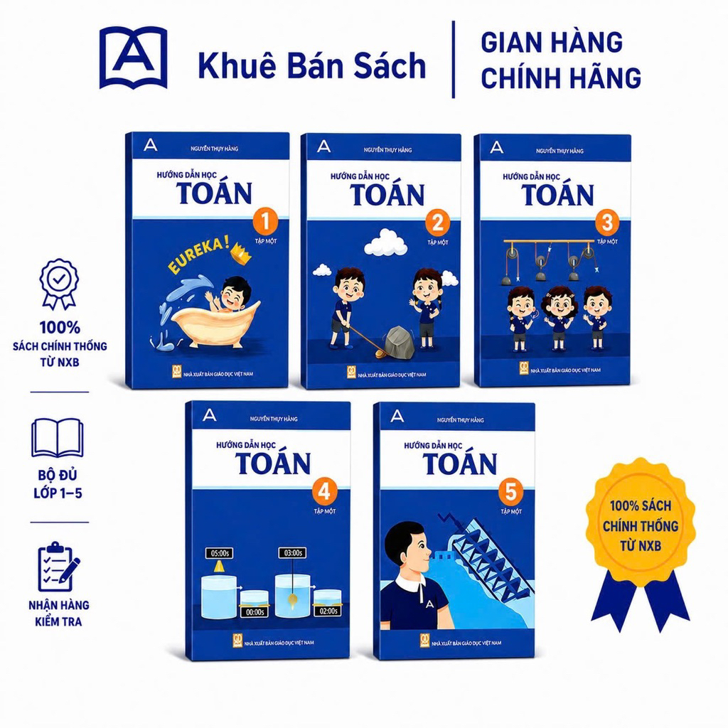 Sách- Hướng Dẫn Học Toán Lớp 1, 2, 3, 4, 5 - Archimedes School