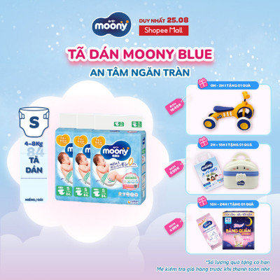 [KOL] Combo 3 Tã dán cao cấp Moony NB/S/M/L