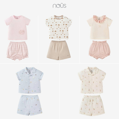 Bộ cộc tay Nous nhiều kiểu dáng cho bé trên 6 tháng