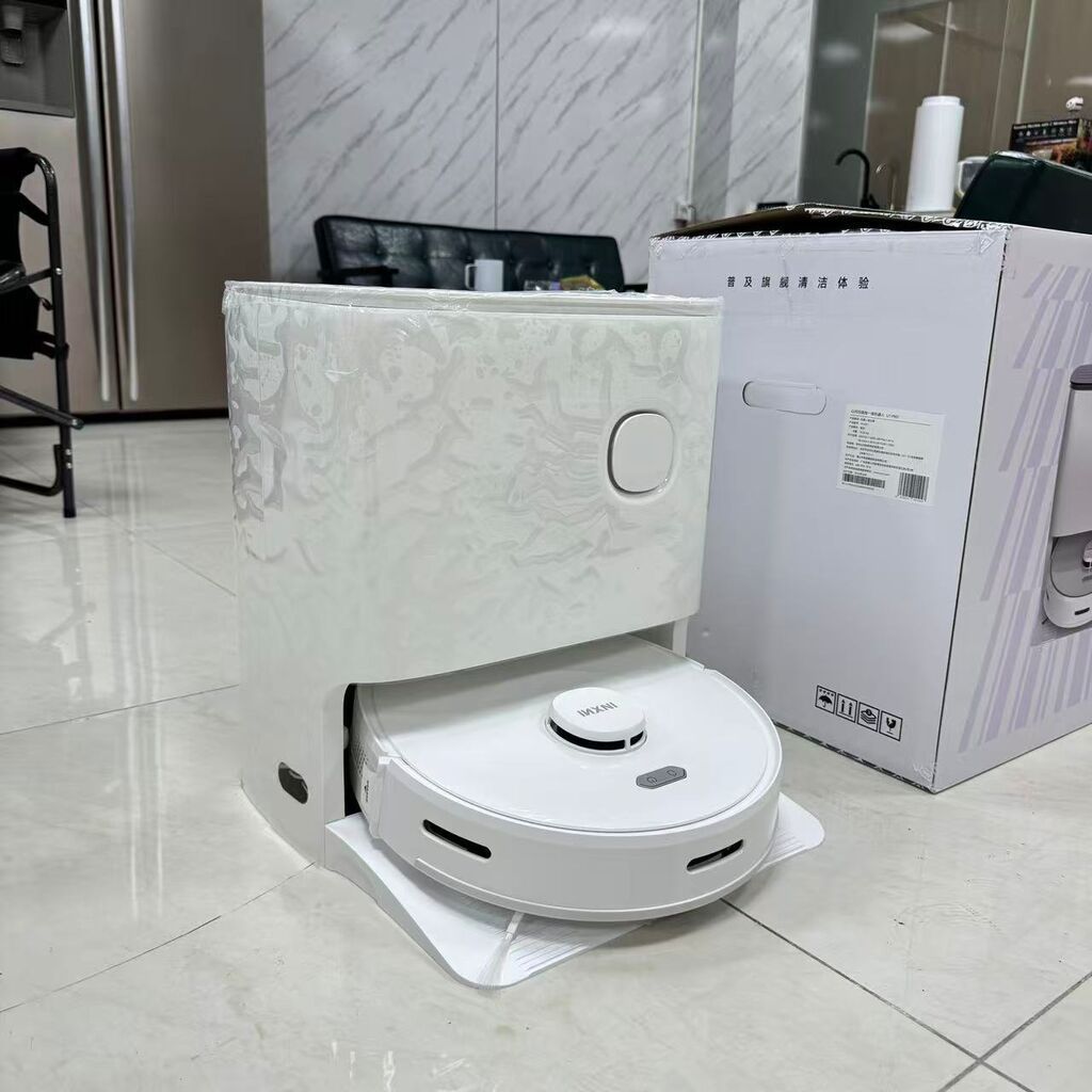 Robot hút bụi lau nhà INXNI U1 PRO tự giặt, sấy khô giẻ, khử khuẩn ion bạc, bản Q.Tế