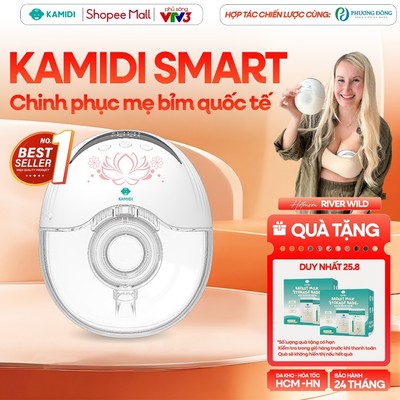 KAMIDI SMART Máy Hút Sữa Không Dây Kích Sữa Hiệu Quả Máy Hút Sữa Rảnh Tay Hút Êm Hút Kiệt 4 Chức Năng 12 Cấp Độ Hút