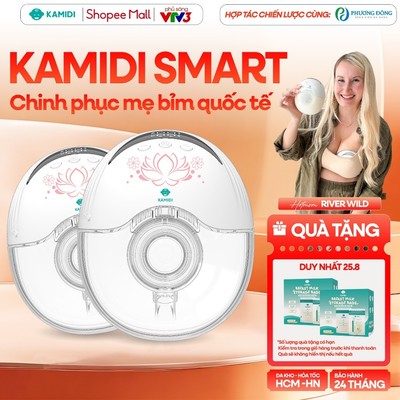 Máy Hút Sữa Rảnh Tay Kamidi Smart Hút Êm Hút Kiệt Máy Hút Sữa Không Dây Kích Sữa Hiệu Quả 4 Chức Năng