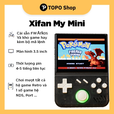 Máy chơi game My Mini- cài sẵn RockNix OS, kho game port và game hay chọn lọc