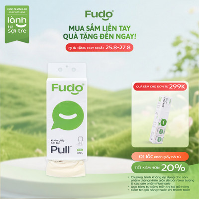 Túi Khăn Giấy Rút Treo Tường Fudo - TissuePull - 320 tờ