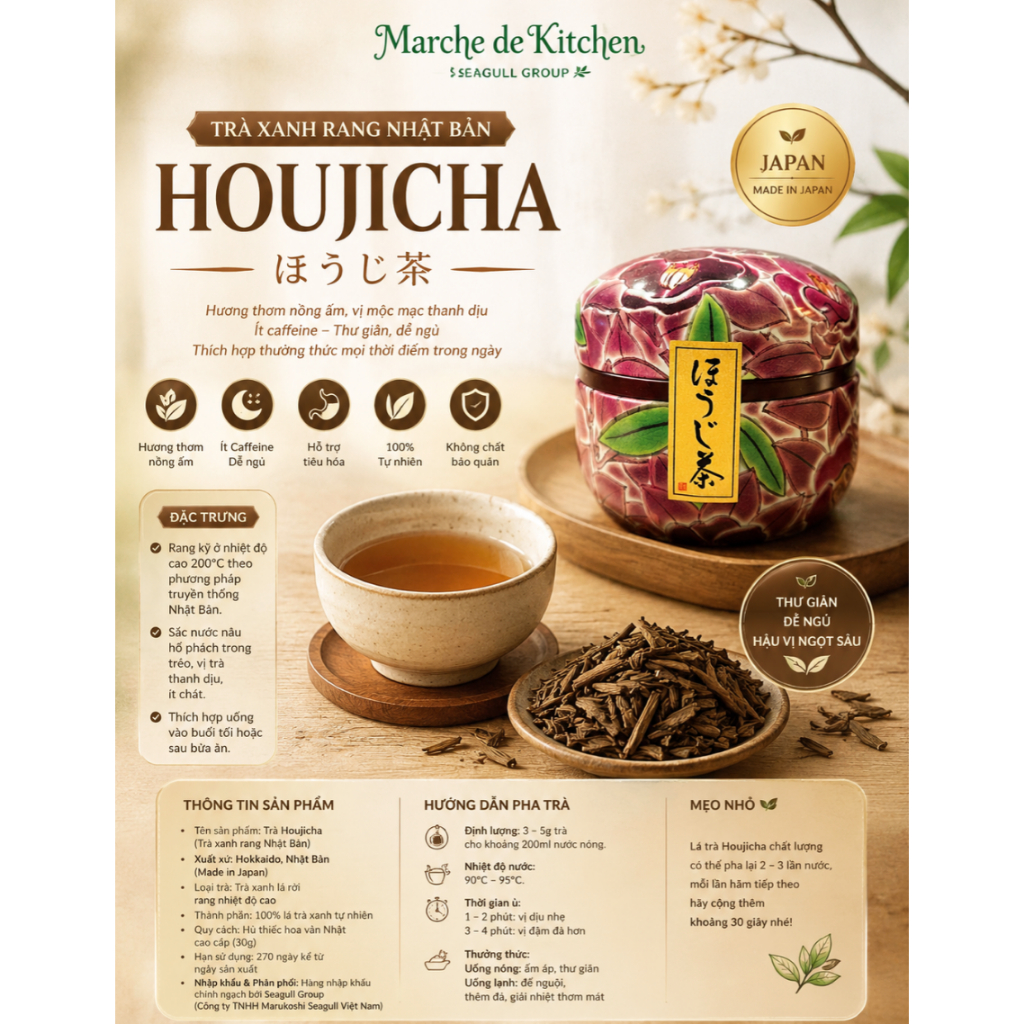TRÀ HOUJICHA NHẬT BẢN