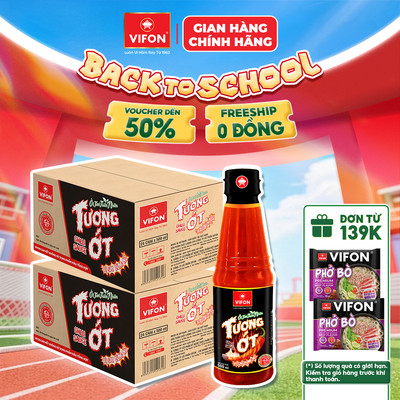 [COMBO SỐC] Combo 2Thùng 48 ChaiTương ớt VIFON VỊ BÙNG NỔ  500ml/chai