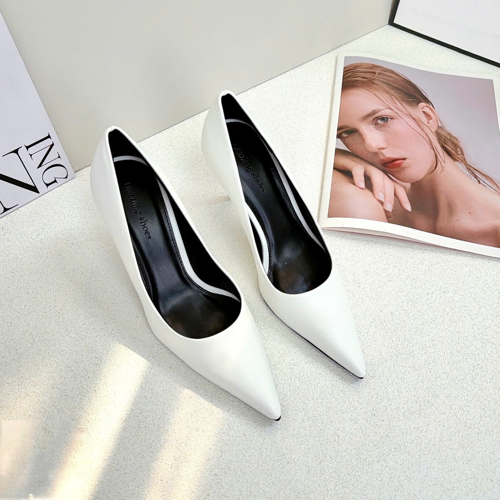 [Peinn] Giày Cao Gót Nữ Basic Mũi Nhọn Êm Chân, Phong Cách Công Sở Thanh Lịch GI53 - DAZZLING SHOES