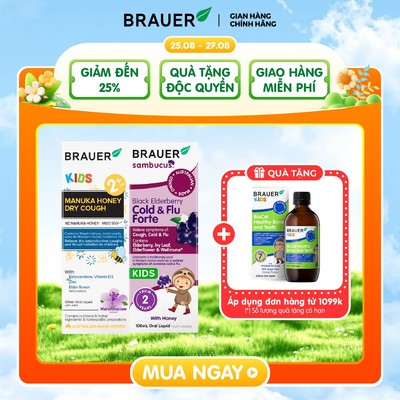 Combo chai Cold&Flu và Dry cough(100ml)
