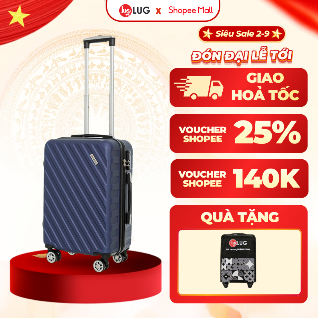 [LUG x KOL] Vali SATACO MD24185 - SIZE 20 - Nhựa ABS Hạn Chế Trầy Xước, Khóa Số Bảo Mật An Toàn