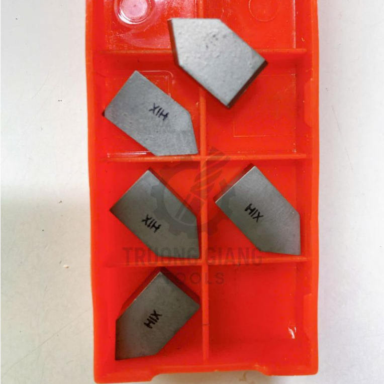 Mảnh hợp kim H1X 10mm - chip hàn tiện gang thép sau nhiệt luyện, độ cứng cao