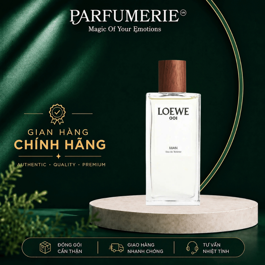 Nước hoa nam Loewe 001 Man EDT 100ml hương thơm nam tính, cuốn hút
