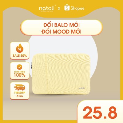 Túi đựng laptop chống sốc thương hiệu NATOLI đủ size dày dặn kháng nước BST Eager Laptop Bag T7