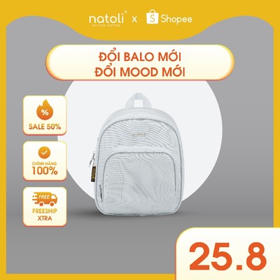Balo mini nữ Thương hiệu NATOLI, nhỏ gọn chống nước cao cấp BST Sweetie Pie Backpack B6